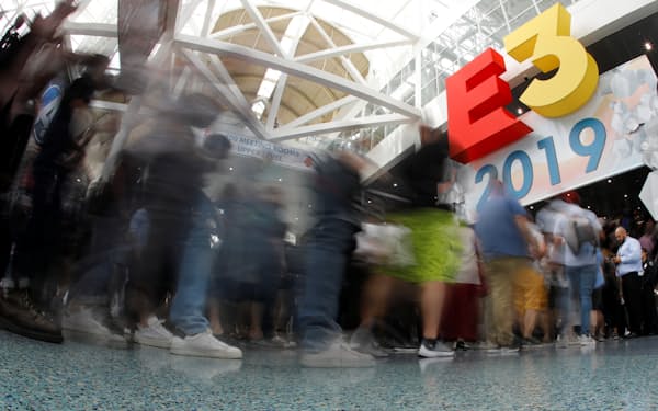 ゲーム見本市「E3」は2023年も前年に続き中止となった（写真は2019年、米ロサンゼルス）＝ロイター