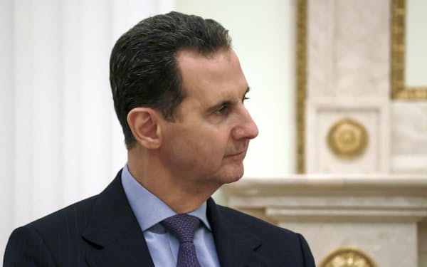 シリアのアサド大統領＝ロシア大統領府提供・AP