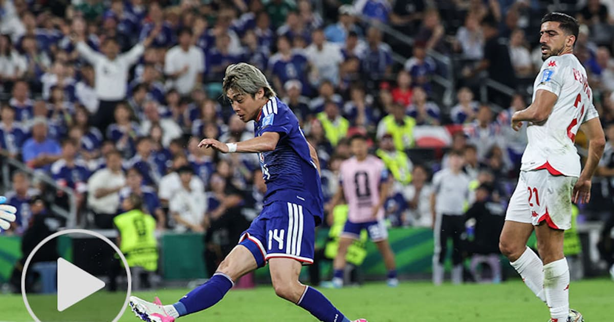 サッカー日本代表快勝、チュニジアに4-0 W杯1次リーグ突破へ前進 - 日本経済新聞