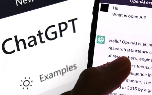 チャットGPTの利用者は公開から２カ月で１億人を超えた。