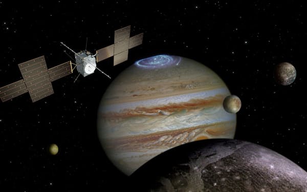 35年にかけて木星とその衛星を探査する=欧州宇宙機関（ESA）提供
