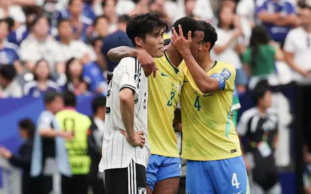 サッカー日本、ブラジルに1-2で敗れる 決勝T1回戦突破ならず - 日本経済新聞