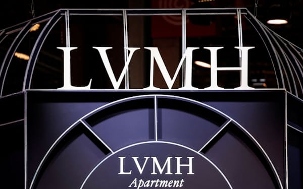 株価上昇が続く仏LVMH=ロイター