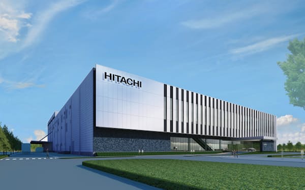 日立ハイテクが山口県に新設する工場の完成イメージ