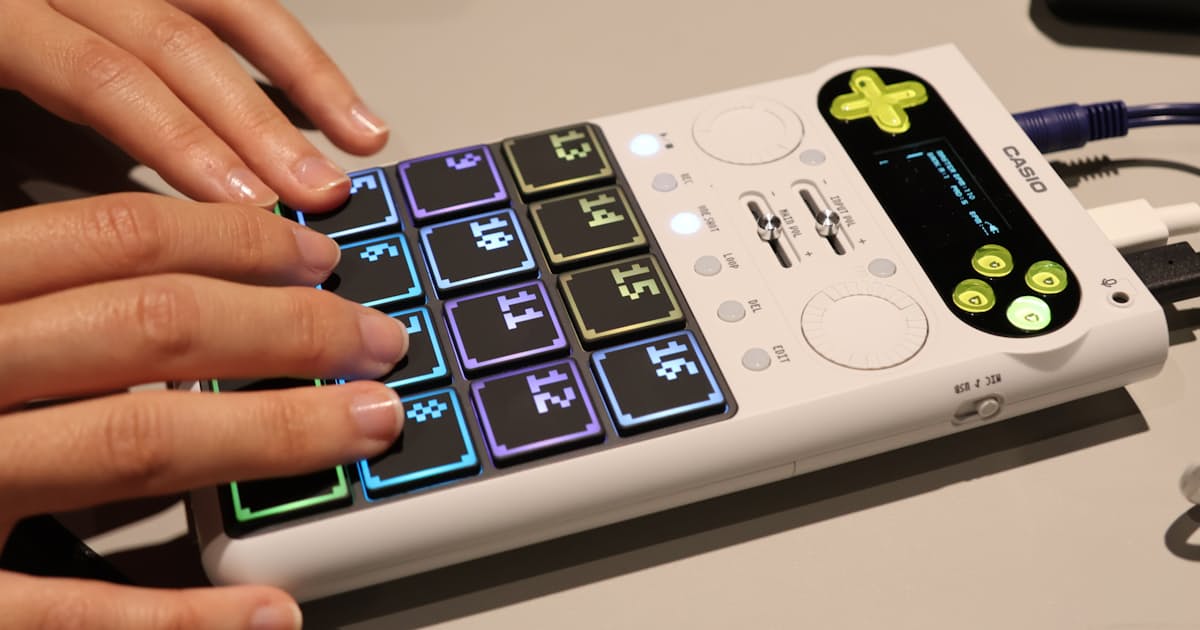 カシオの電卓風サンプラーがヒット 初心者にも使いやすく