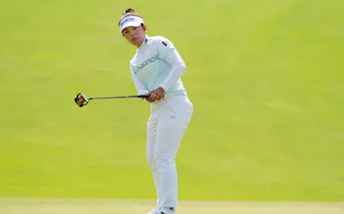 山下美夢有は2週前のメジャー、全米女子プロを日本勢最上位の12位で終えた=共同