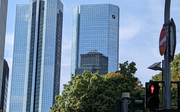 フランクフルトにあるドイツ銀行の本店