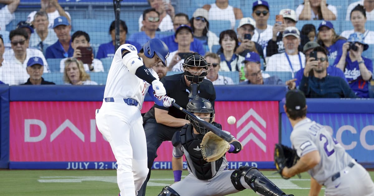 MLB:大谷翔平がメジャー通算300本塁打 2戦連発の20号先頭打者弾 - 日本経済新聞