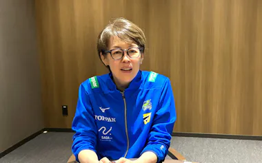 SAGA久光スプリングスの中田久美ヘッドコーチ