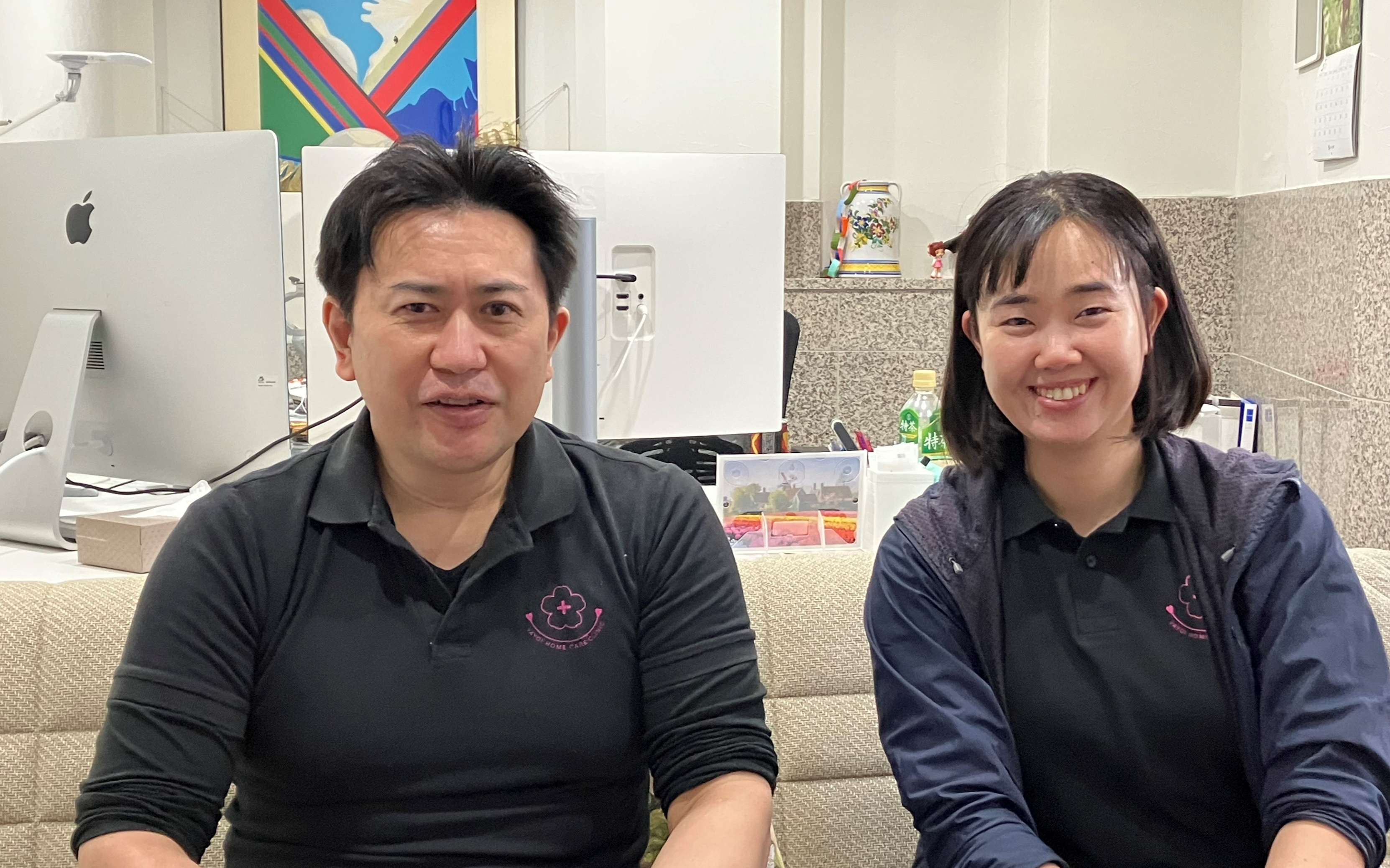 医師の水口院長とNPの野呂さん(右)はパートナーのような関係だ
