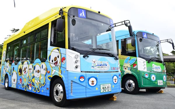 三重交通が伊勢市で導入したＢＹＤ製の小型電気バス