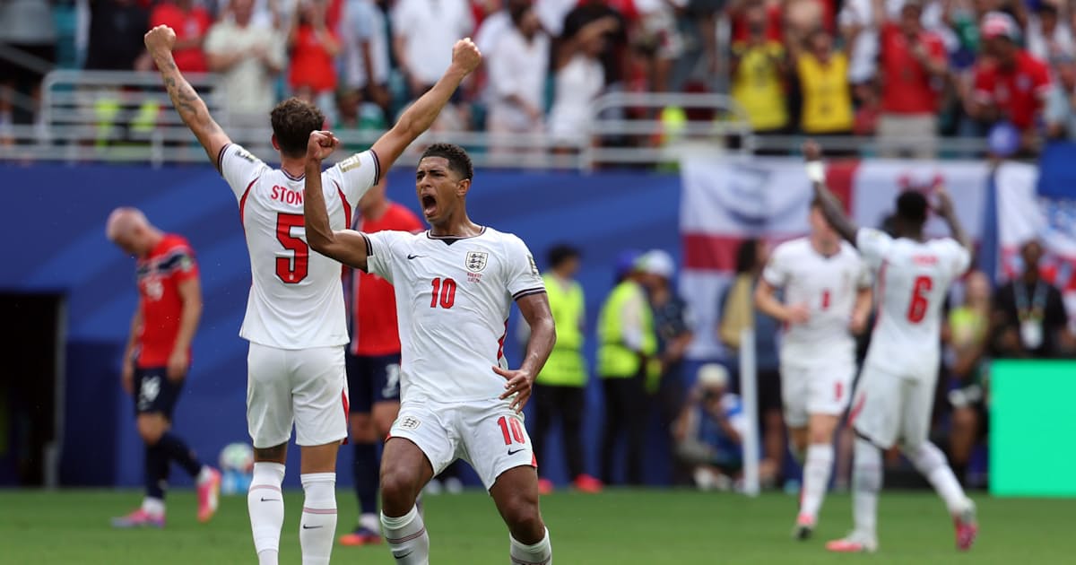 ノルウェー―イングランド、1-1で延長戦へ サッカーW杯準々決勝