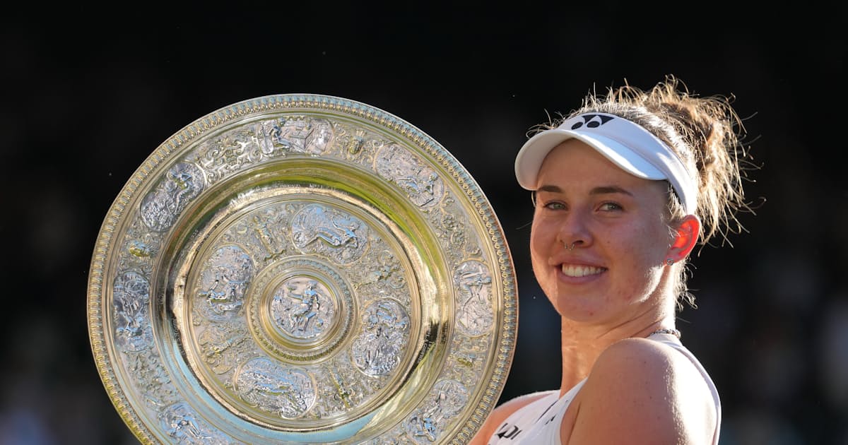 ノスコバが四大大会初優勝 ウィンブルドンテニス女子シングルス