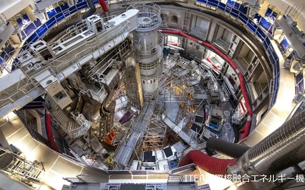 国際協力で建設が進む国際熱核融合実験炉（ITER）