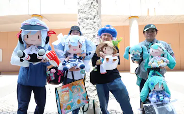 全国からボカロのグッズや法被を身につけたファンが駆けつけた