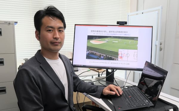 名古屋大学の藤井慶輔准教授はスポーツの科学的な分析の普及を目指す