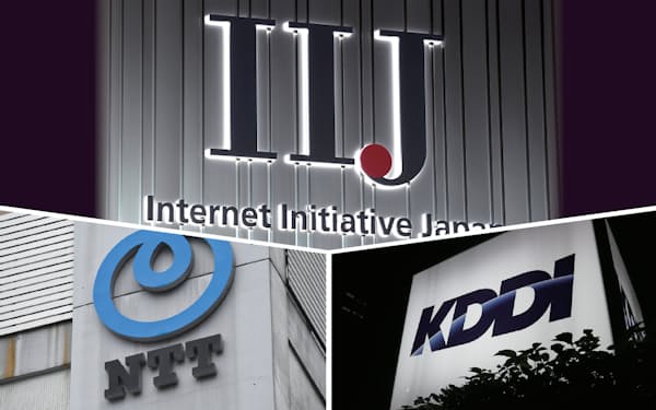 KDDIはNTTが保有するIIJ株の一部を取得する