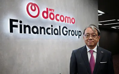 NTTドコモ・フィナンシャルグループの広井孝史社長