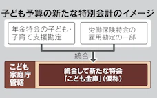 子ども予算の特別会計創設 既存特会の一部統合で調整