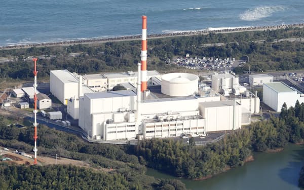 日本原子力研究開発機構の高速実験炉「常陽」（2021年10月、茨城県大洗町）＝共同