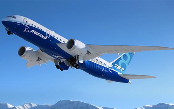 ボーイングの中大型機「787」の機体構造物の生産比率は日本メーカーが約35％を占める