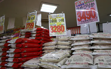 店頭に並ぶ2025年産米