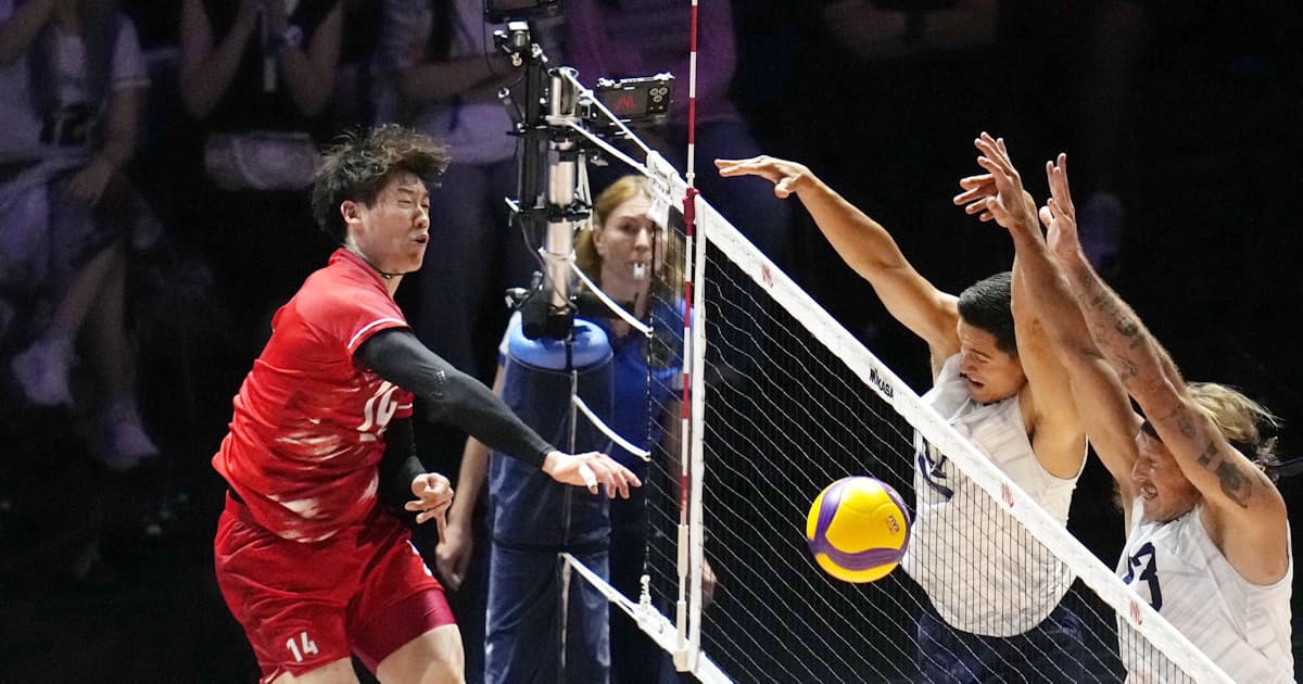 バレー日本男子、米に敗れ決勝進出ならず ネーションズリーグ - 日本経済新聞