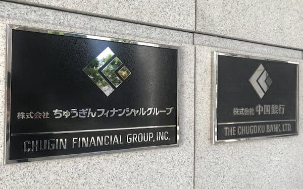 ちゅうぎんフィナンシャルグループ傘下の中国銀行