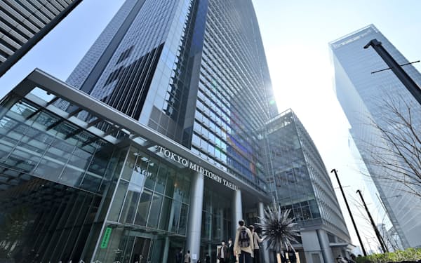 東京ミッドタウン八重洲（東京都中央区）では入居企業にグリーン電力を提供する