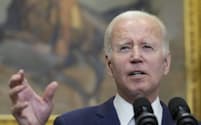 バイデン米大統領は債務上限を停止する法案の成立に自信を示した=AP