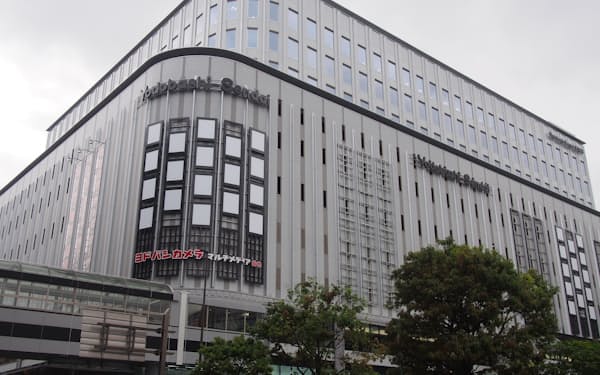ヨドバシHDは6月2日に家電量販店「ヨドバシカメラマルチメディア仙台」などが入るヨドバシ仙台第1ビルを開く（29日、仙台市）
