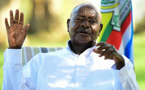 ウガンダのムセベニ大統領＝ロイター