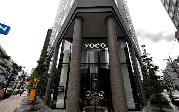 30日に開業した「voco 大阪セントラル」(大阪市西区)