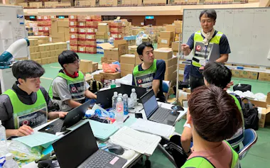 熊本県八代市で活動する沖縄県の応援職員