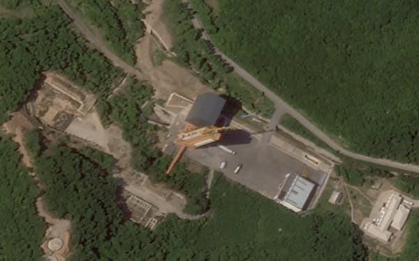 北朝鮮北西部の西海衛星発射場（5月30日時点）© Planet Labs