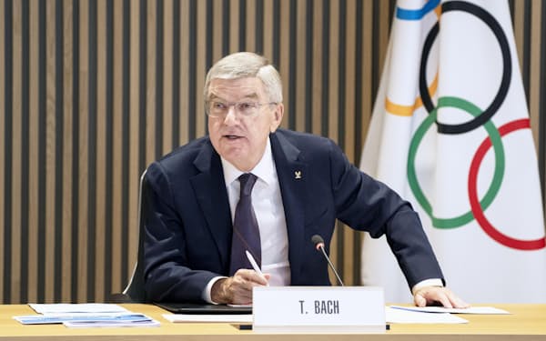 IOCのバッハ会長（写真は2022年12月）＝IOC提供・共同