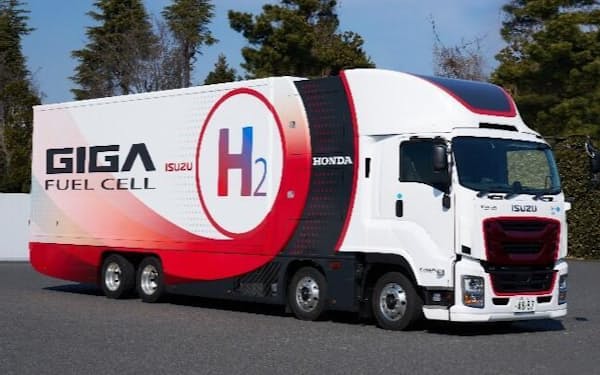いすゞはホンダと共同開発した燃料電池トラックを２７年をめどに投入する
