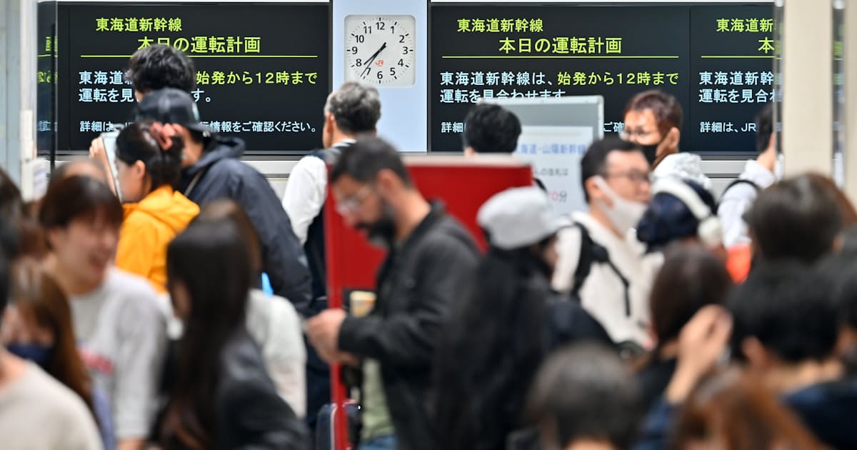 東海道新幹線、東京―名古屋間 正午ごろ運転再開 - 日本経済新聞 image