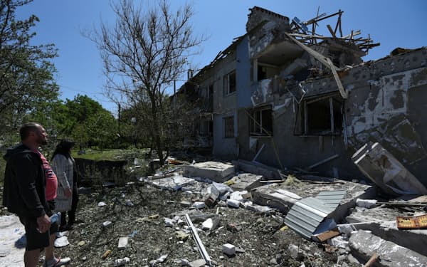 ウクライナ東部ドニプロ近郊に4日、ロシア軍によるミサイル攻撃があった＝ロイター