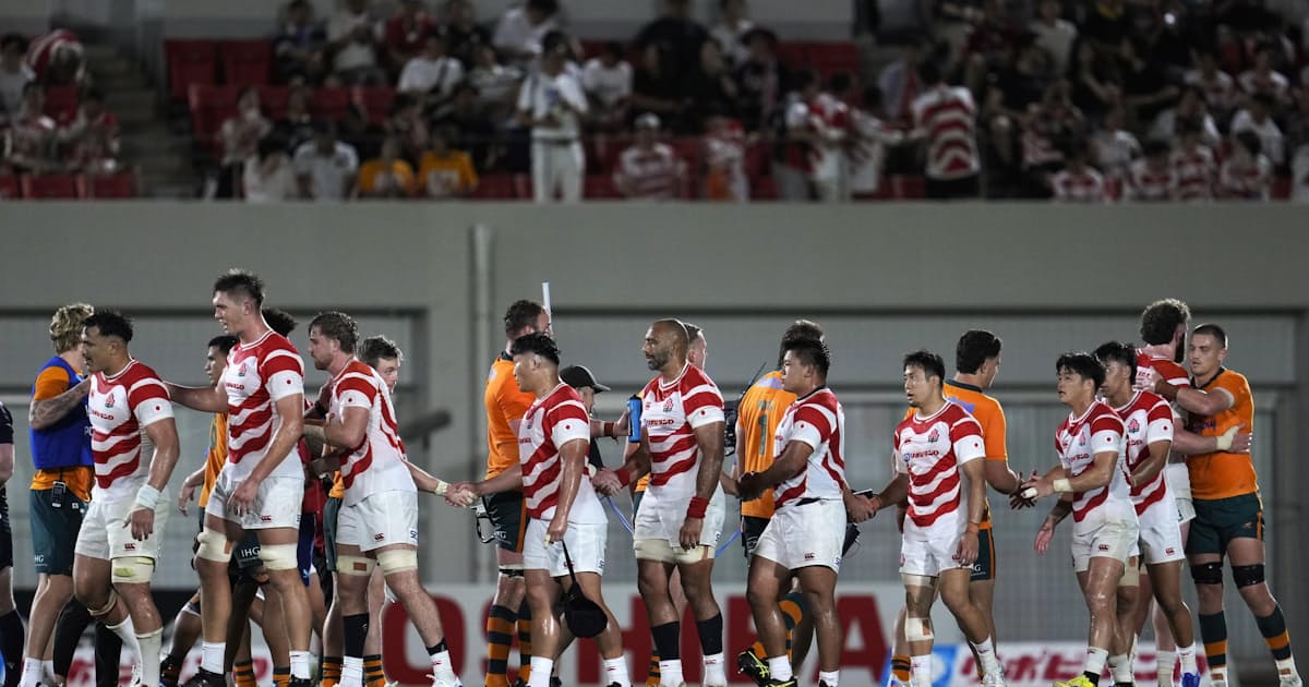 ラグビー日本代表、オーストラリアに32-35で惜敗 テストマッチ