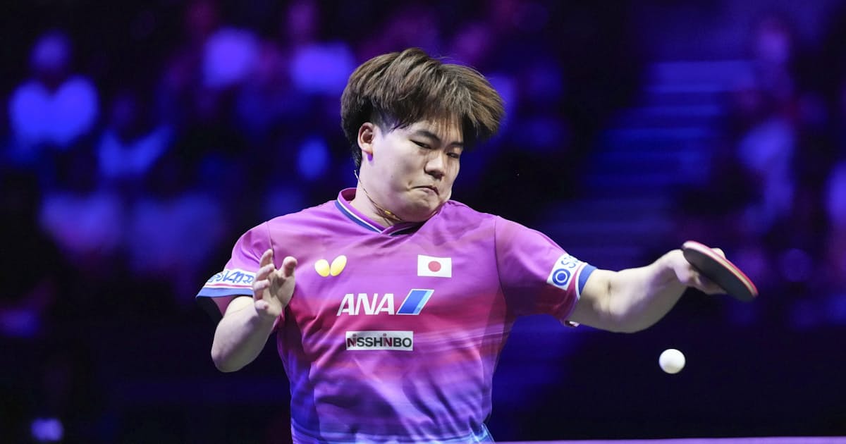 卓球・松島輝空、脅威の粘りで逆転4強入り WTTチャンピオンズ