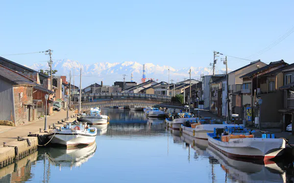 映画のロケにも使われる内川地区は空き家急増も予想される。SIBを使い対策を進める=射水市提供