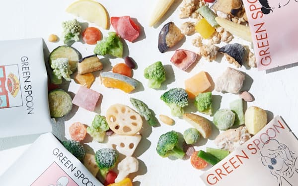 Greenspoonは野菜を多く取り入れたスープやサラダなどの冷凍食品を提供している