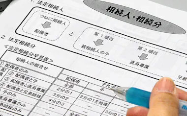 遺産を引き継ぐ権利のある人を法定相続人と呼び、範囲や相続の順位は民法で定められている