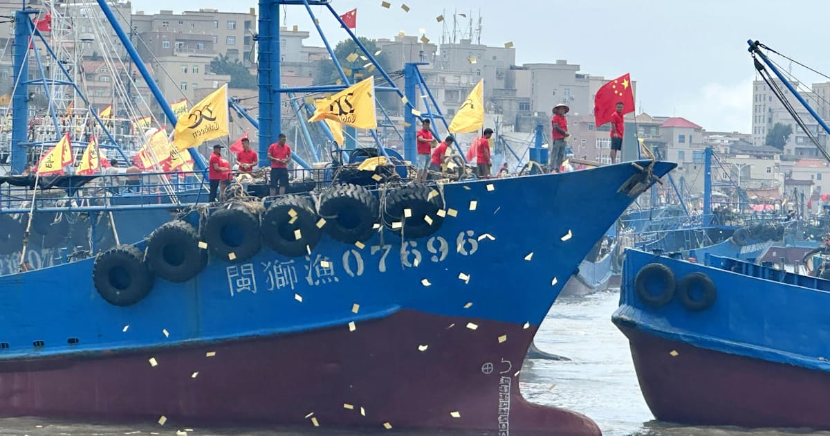中国が東シナ海の漁を解禁 過去には民兵訓練、日本注視 - 日本経済新聞