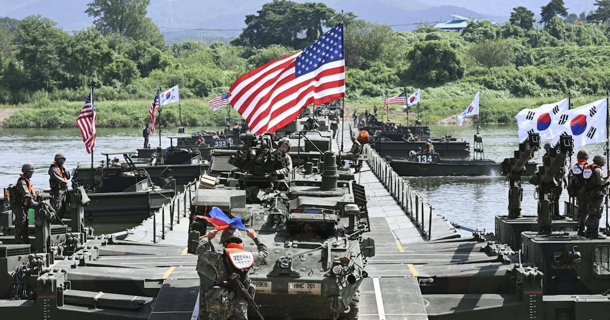 米韓、合同演習開始 ドローン戦・サイバー戦も念頭に