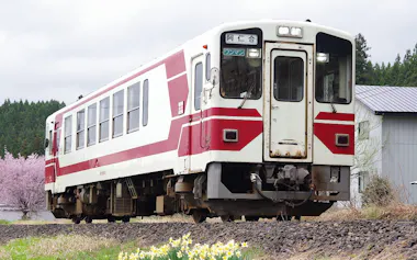 モデルとなった秋田内陸縦貫鉄道のAN-8804号車=同社提供