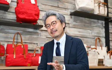 カワニシカバンプロダクトの川西代表