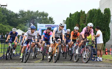 UCI公認レースとして海外から多くの選手が参加した(22日、宮城県加美町)