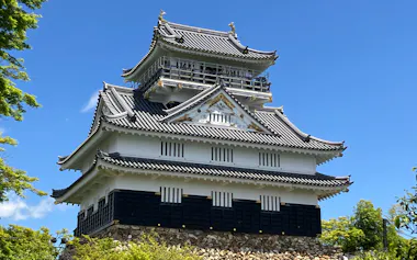 岐阜市・金華山にある岐阜城(5月)